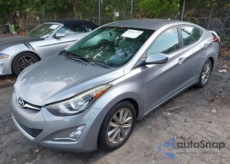 2015 Hyundai Elantra Se from USA, damaged, VIN 5NPDH4AE1FH570371